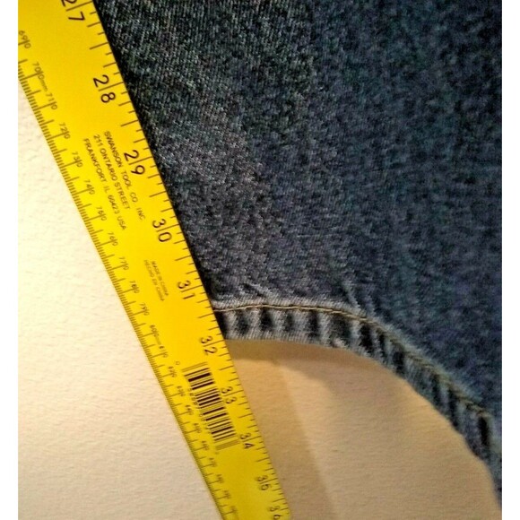 Full Blue Regular Fit Straight Leg Jeans 100% Cotton Med Wash Men's 44x32 - Picture 6 of 10